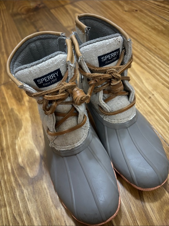 Sperry Other - Sperry Saltwater Duck Boots Girls Size 13